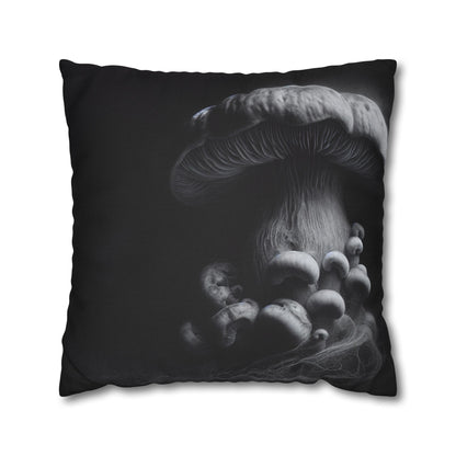 Monochrome Jellyfish Pillowcase - Dark Aesthetic Cushion Cover, Home Decor, Nautical Gift, Coastal Vibes, Unique Bedroom Accent
