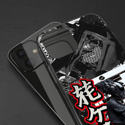 Clear Phone Case with Stylish Graphic Design for Tech Enthusiasts