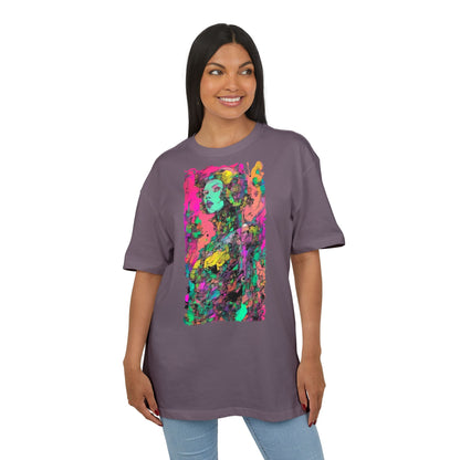 Artistic Oversize Tee - Vibrant Graphic Shirt, Casual Streetwear, Unique Gift for Art Lovers, Everyday Wear, Graphic Tee