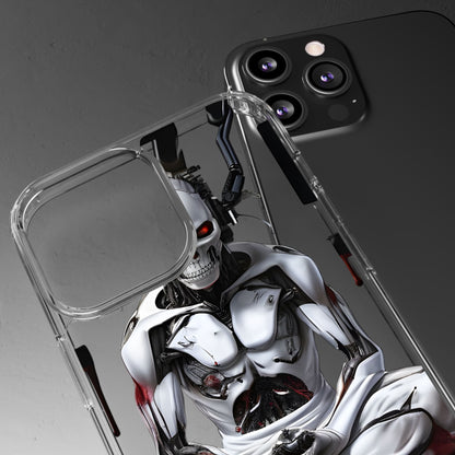 Clear Phone Cases with Cyber Design