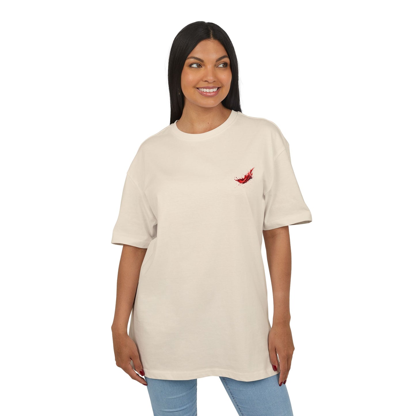 D'Stopian Oversized Unisex Tee - Edgy Graphic Art Tee for Urban Creatives