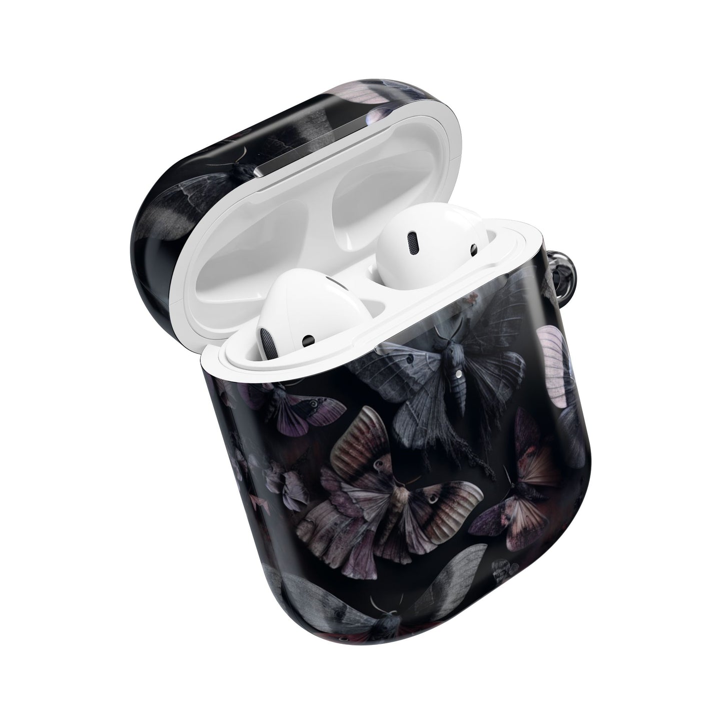 Dark Moths Gothic AirPod Cases, Stylish Protection, Gift for Music Lovers, Trendy Accessories, Unique Designs for Any Occasion