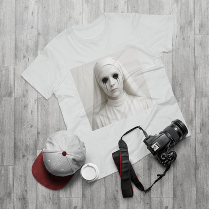 Spooky Art Tee, Unisex Graphic T-shirt, Halloween Costume, Horror Aesthetic Shirt, Creepy Vintage Look Top