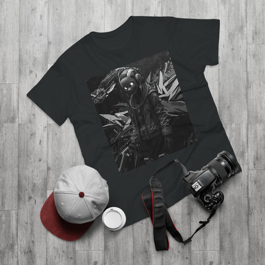 Urban Cyberpunk Unisex T-Shirt - Edgy Graphic Tee with Futuristic Design