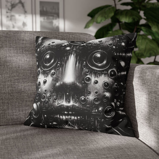 Funky Geometric Pillowcase, Modern Home Decor, Unique Throw Pillow Cover, Artistic Cushion Cover, Gift for Art Lovers