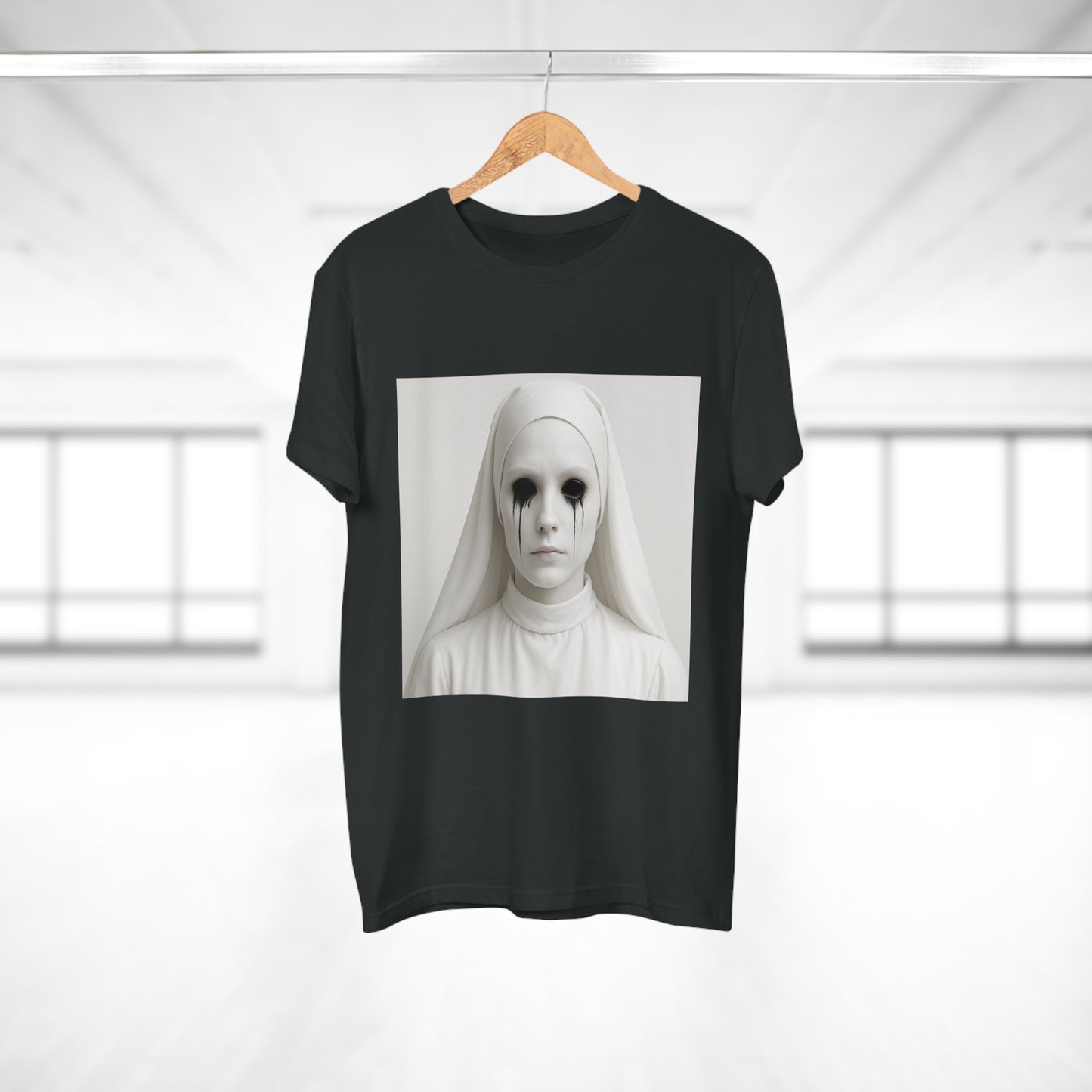Spooky Art Tee, Unisex Graphic T-shirt, Halloween Costume, Horror Aesthetic Shirt, Creepy Vintage Look Top