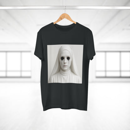Spooky Art Tee, Unisex Graphic T-shirt, Halloween Costume, Horror Aesthetic Shirt, Creepy Vintage Look Top