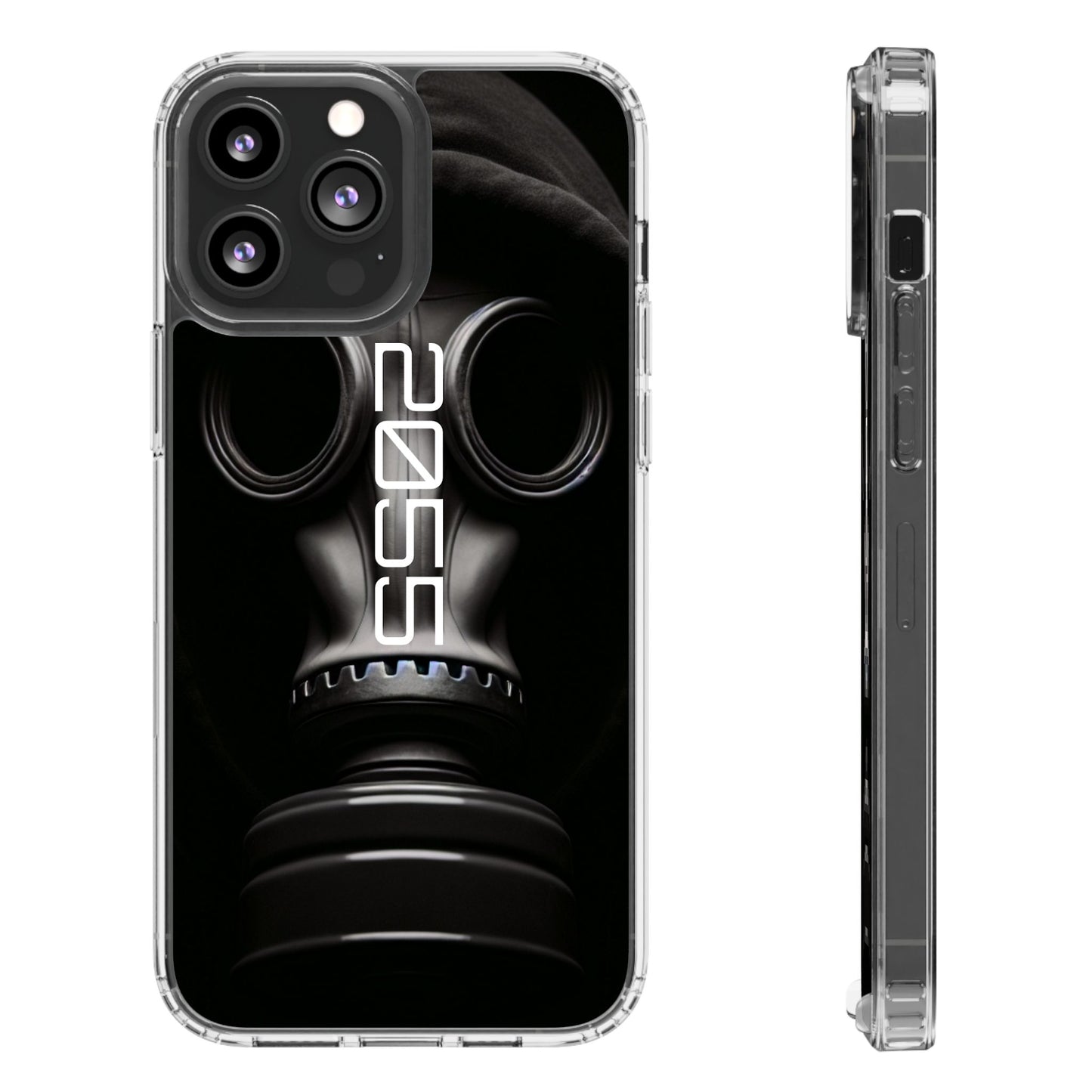 Phone Case Dystopian Gas Mask Design