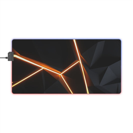 Gaming Mouse Pad with Abstract Cyber Design