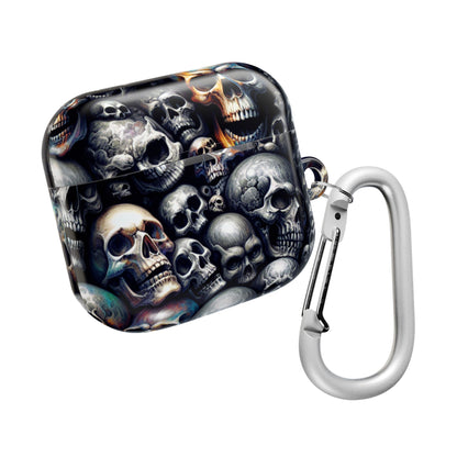 Gothic Skull AirPod Cases - Edgy Accessories for Music Lovers, Unique Gift for Teens, Halloween, Gothic Style, Skull Designs