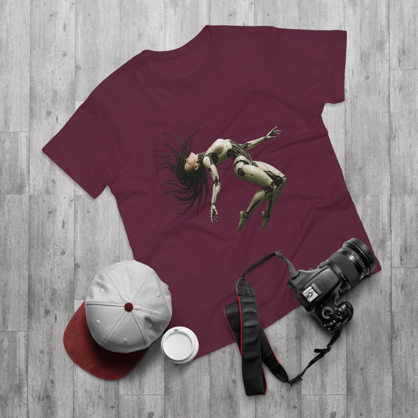 Futuristic Robot Graphic Tee for Men & Women, Tech Lover Gift, Unisex T-Shirt, Casual Wear, Unique Gift, Trendy Fashion