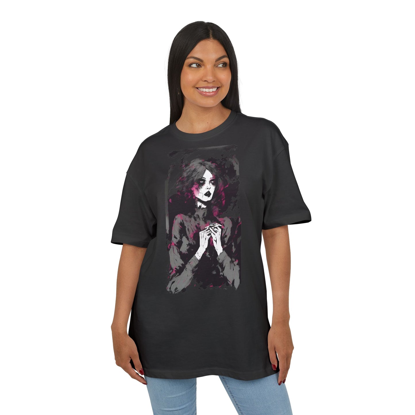 Artistic Oversize Tee | Unisex Tee with Unique Design, Casual Wear, Graphic Shirt, Gift for Art Lovers, Statement T-Shirt