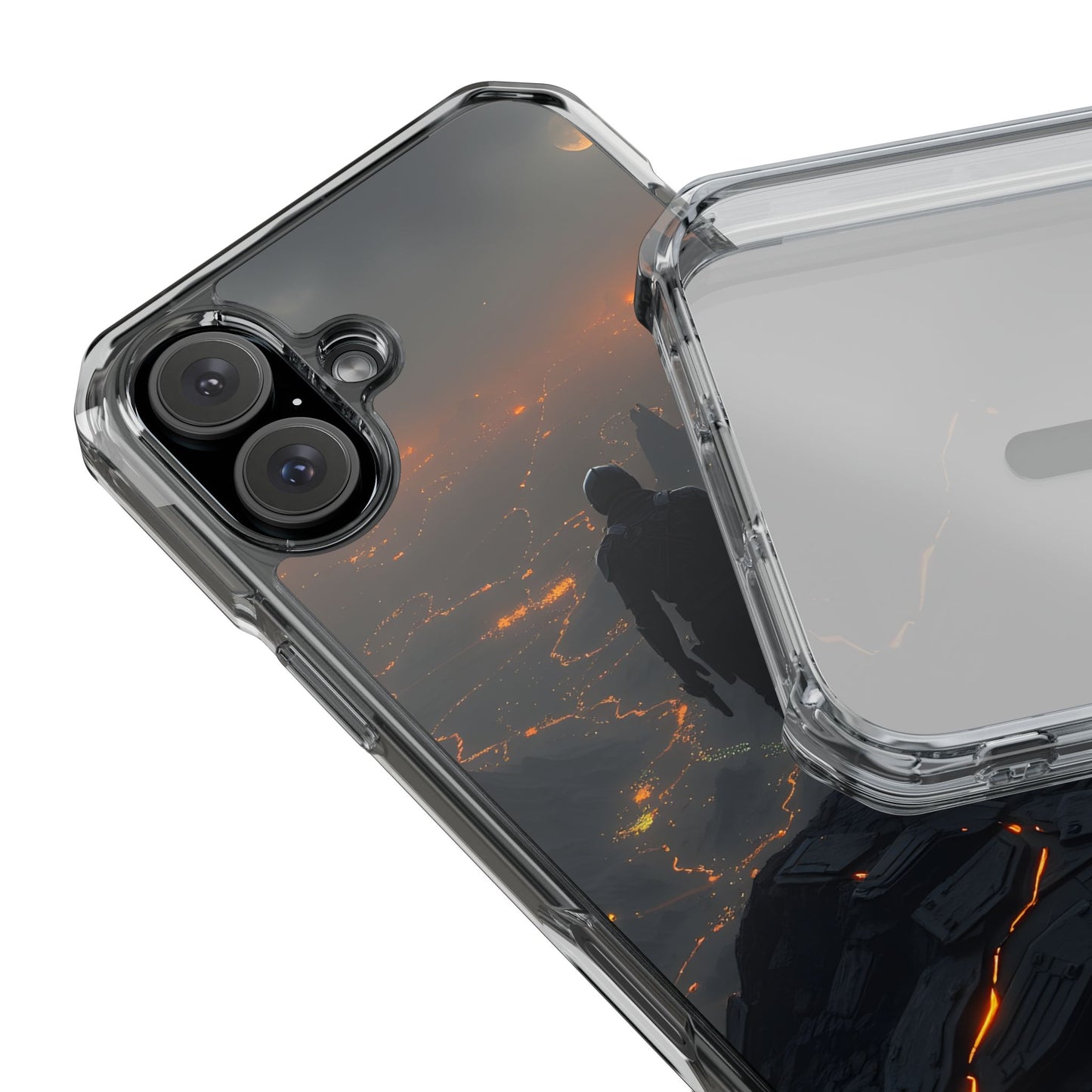 Magnetic Clear Impact Phone Cases, Adventure Phone Cover, Gamer Gift, Customizable Phone Shell, Trendy Tech Accessory
