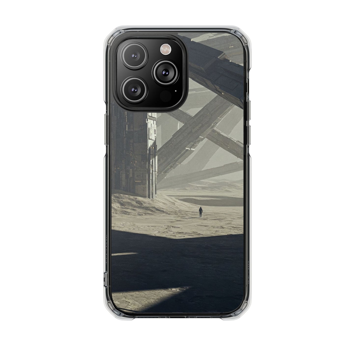 Magnetic Clear Impact Cases - Aesthetic Phone Protection, Unique Gift for Tech Lovers, Sleek Design for Minimalists