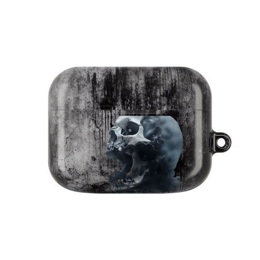 Gothic Skull AirPod Case, Trendy Wireless Earbuds Cover, Perfect Gift for Music Lovers, Halloween Decor, Edgy Aesthetic