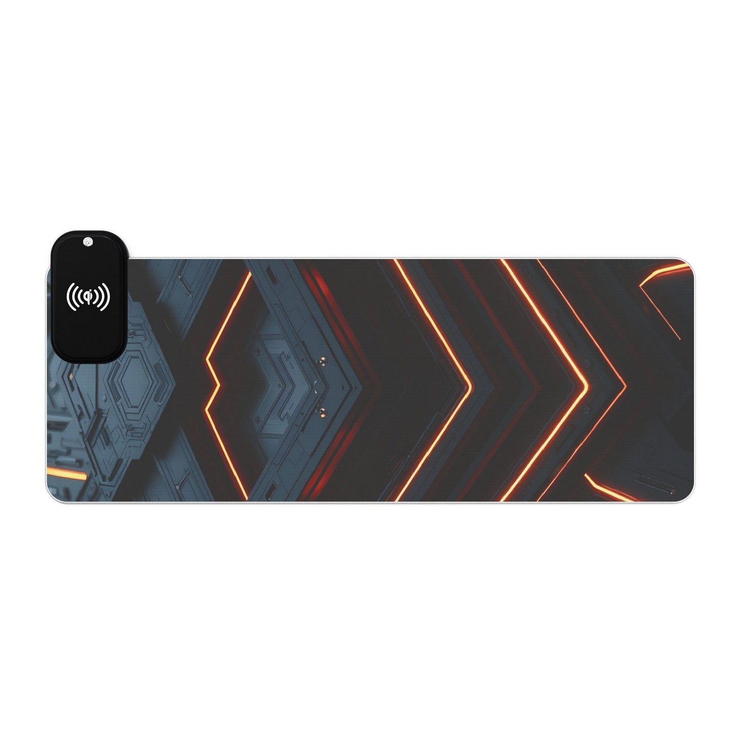 LED Gaming Mouse Pad with Wireless Charging, RGB Desk Mat for Gamers, Computer Accessories, Gaming Setup Essentials, Gift for Tech Lovers