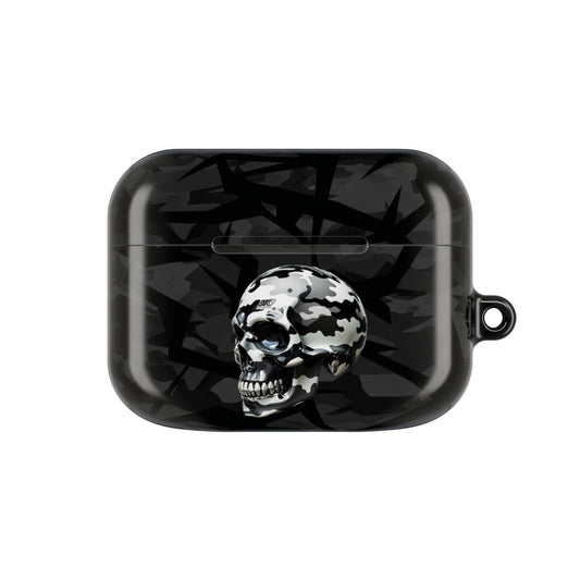 Edgy Skull AirPod Case | Unique Headphone Accessories | Gift for Music Lovers, Tech Enthusiasts, Birthdays, Holidays, Halloween