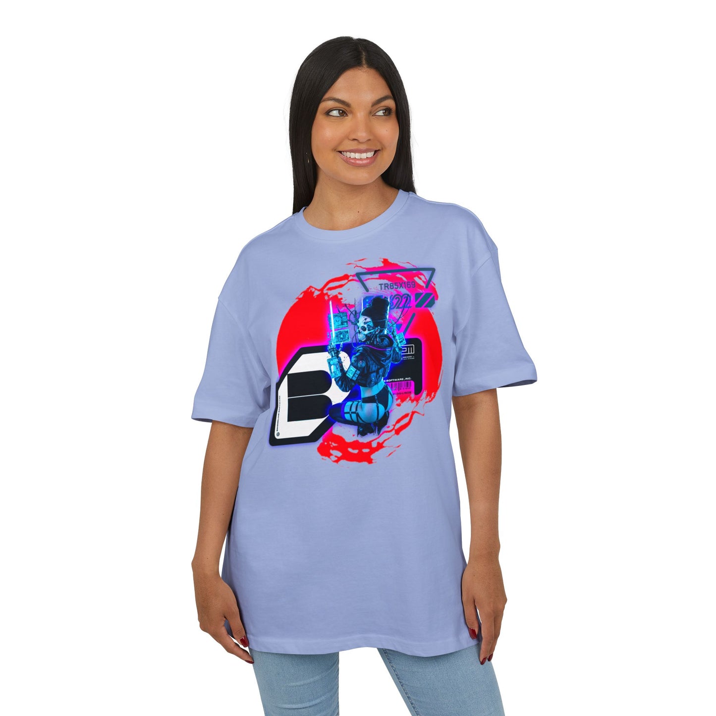 Vibrant Graphic Unisex Oversize Tee | Streetwear Style T-Shirt, Cool Casual Wear, Unique Gift, Festival Attire, Creative Design