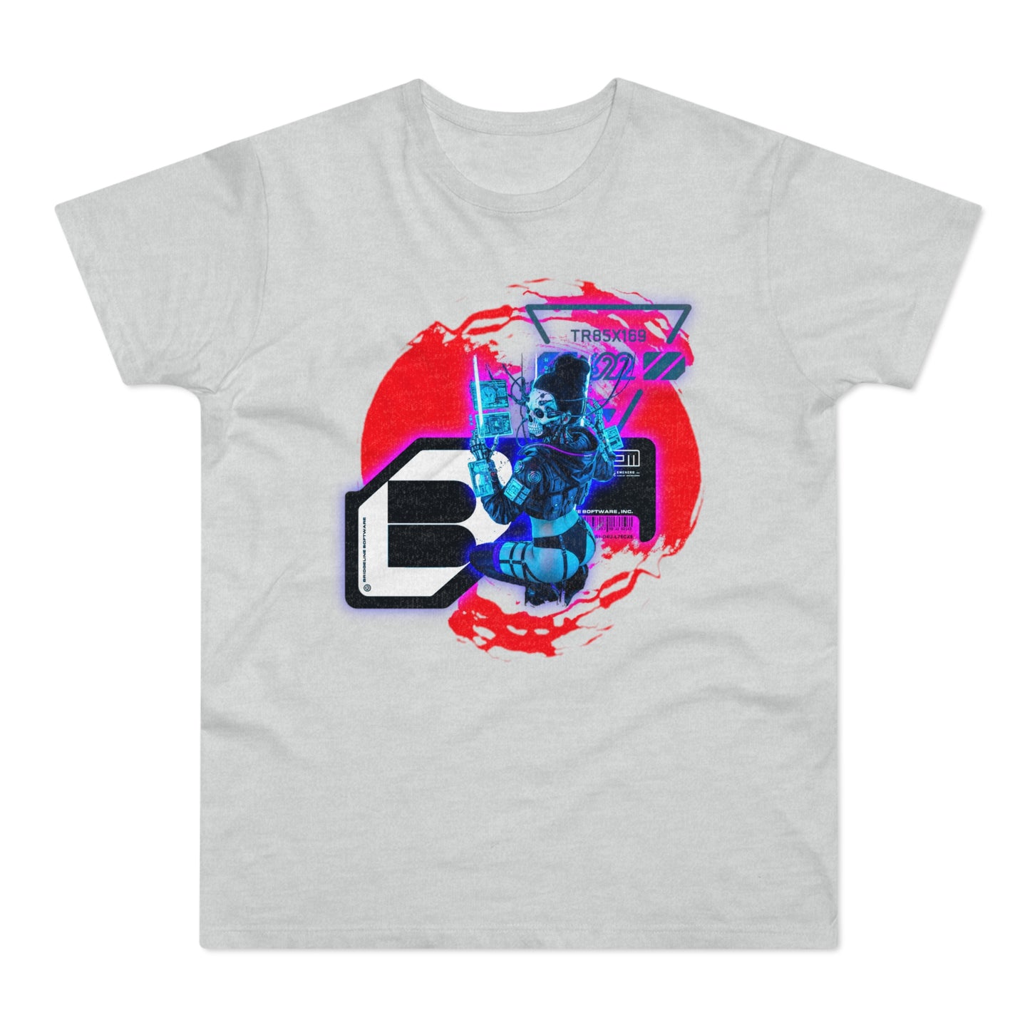 Futuristic Graphic Tee, Urban Outfit, Cyberpunk Style T-shirt, Men's Streetwear, Casual Wear, Gift for Tech Lovers