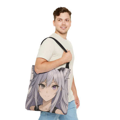 Anime-Themed Tote Bag, Stylish Carryall for Fans, Cute and Practical Gift for Occasions, Perfect for School, Shopping, and Events