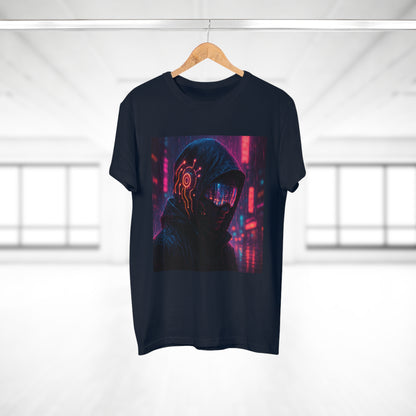 Cyberpunk Graphic Tee for Men & Women, Futuristic Streetwear, Perfect Gift for Gamers, Casual Wear for Tech Enthusiasts, Urban Style T-Shirt
