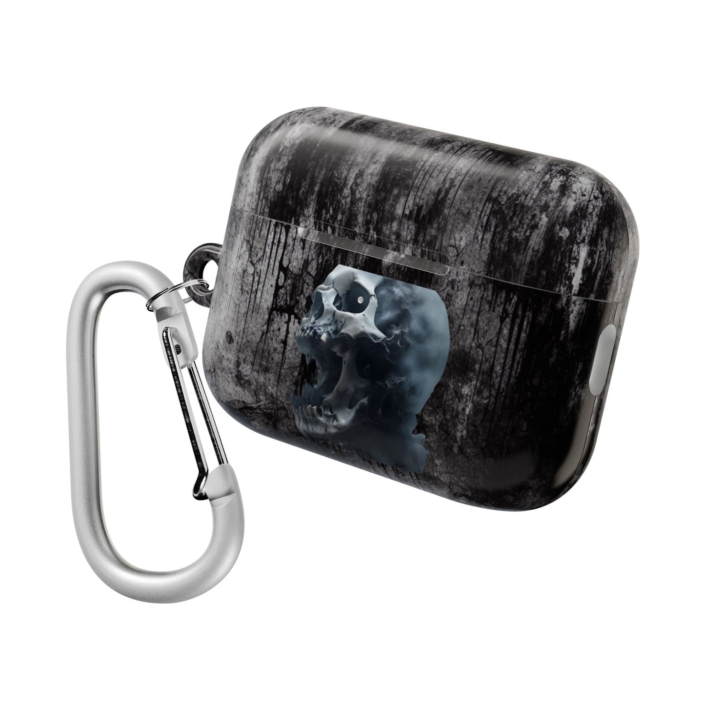Gothic Skull AirPod Case, Trendy Wireless Earbuds Cover, Perfect Gift for Music Lovers, Halloween Decor, Edgy Aesthetic