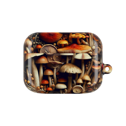Mushroom-Themed AirPod Cases | Trendy Earbud Covers, Nature-Inspired Accessories, Gift for Music Lovers, Eco-Friendly Tech Style