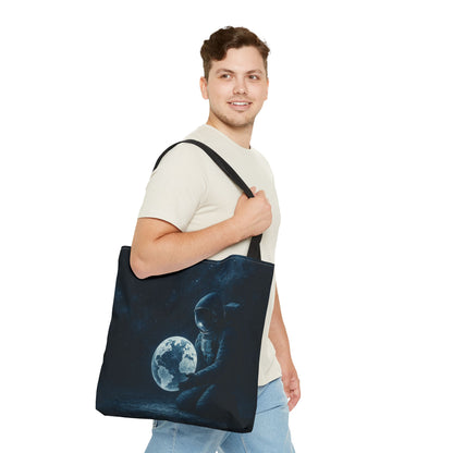 Cosmic Dreams Tote Bag | Astronaut Design, Space Lover Gift, Eco-Friendly Carryall, Stylish Everyday Tote, Unique Space Art