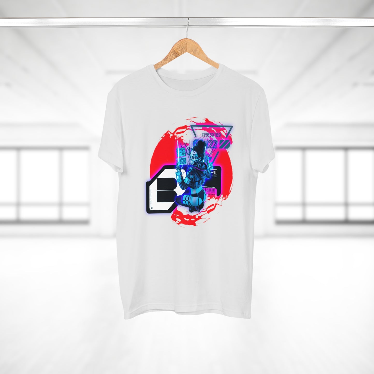 Futuristic Graphic Tee, Urban Outfit, Cyberpunk Style T-shirt, Men's Streetwear, Casual Wear, Gift for Tech Lovers