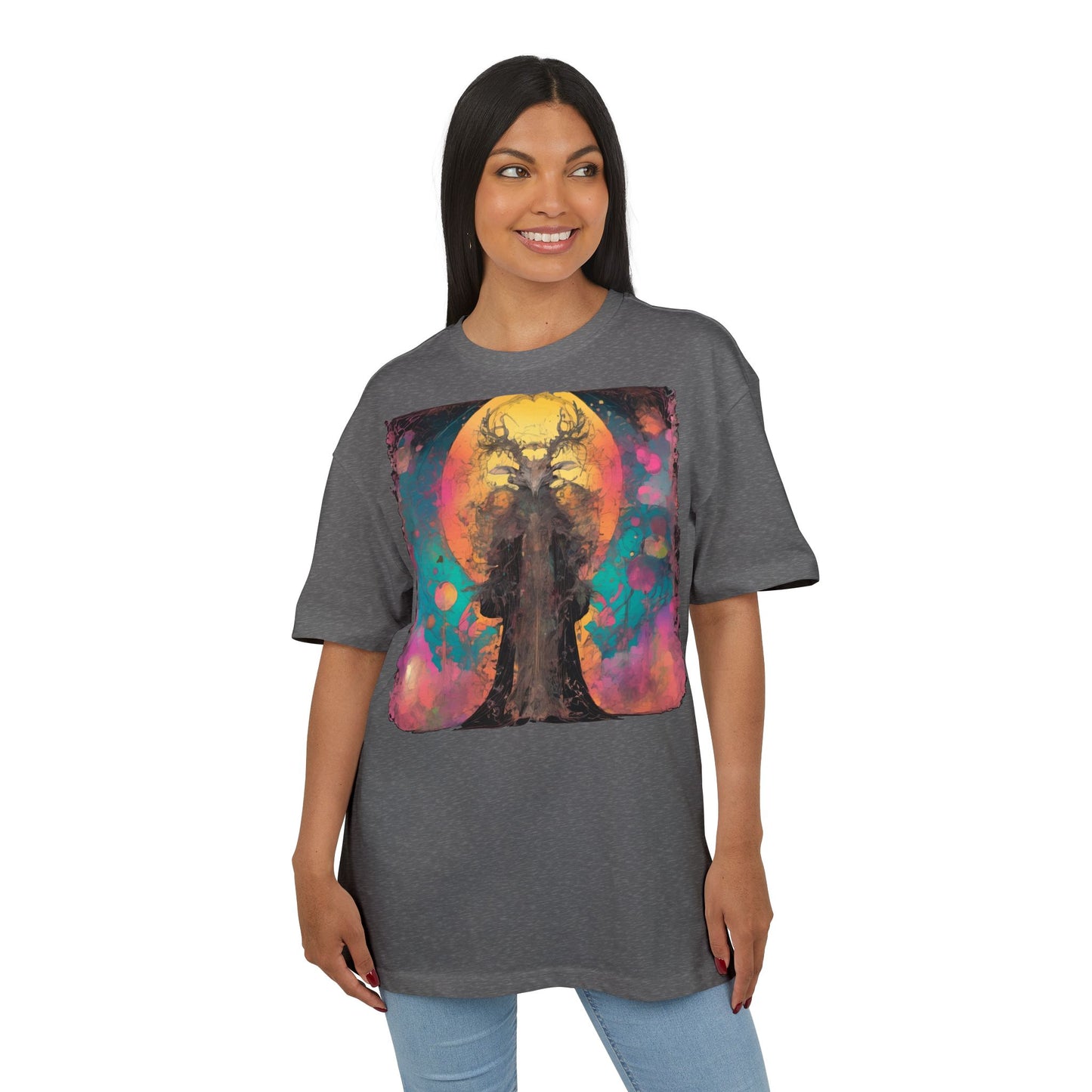 Mystical Tree Unisex Heavy Oversize Tee | Bohemian Style Shirt, Artistic Graphic Tee, Unique Gift for Nature Lovers, Festival Wear, [...]