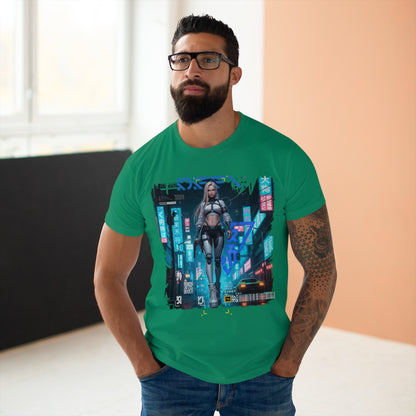 Urban Cyberpunk Unisex T-Shirt, Graphic Tee, Streetwear, Casual Outfit, Festival Wear, Gift for Tech Lovers
