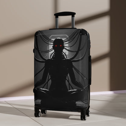 Stylish Travel Suitcase with Futuristic Design - Perfect for Adventurers
