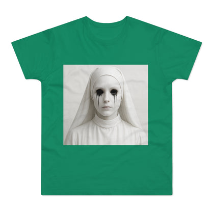 Spooky Art Tee, Unisex Graphic T-shirt, Halloween Costume, Horror Aesthetic Shirt, Creepy Vintage Look Top