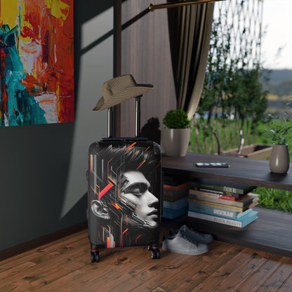Stylish Travel Suitcase with Futuristic Design - Perfect for Adventurers