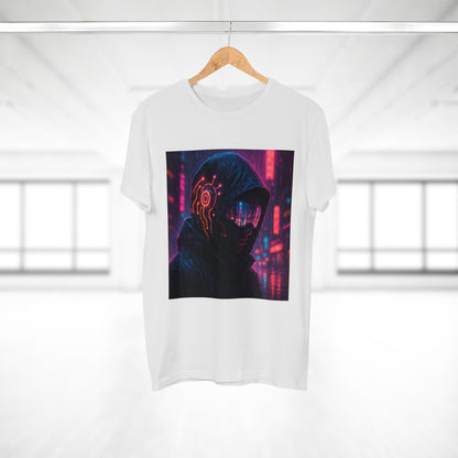 Cyberpunk Graphic Tee for Men & Women, Futuristic Streetwear, Perfect Gift for Gamers, Casual Wear for Tech Enthusiasts, Urban Style T-Shirt