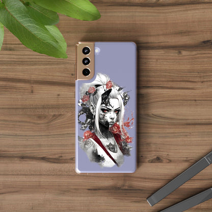 Mystical Warrior Clear Phone Case - Stylish & Protective