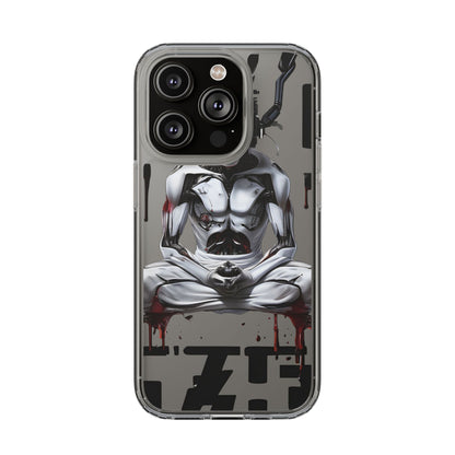 Clear Phone Cases with Cyber Design
