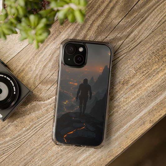 Magnetic Clear Impact Phone Cases, Adventure Phone Cover, Gamer Gift, Customizable Phone Shell, Trendy Tech Accessory