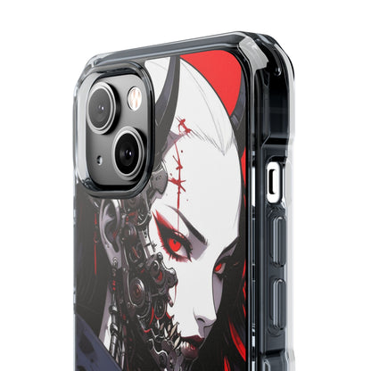 Magnetic Impact Phone Case, Anime Art Phone Cover, Goth Accessories for Her, Gift for Tech Lovers, Unique Phone Protection