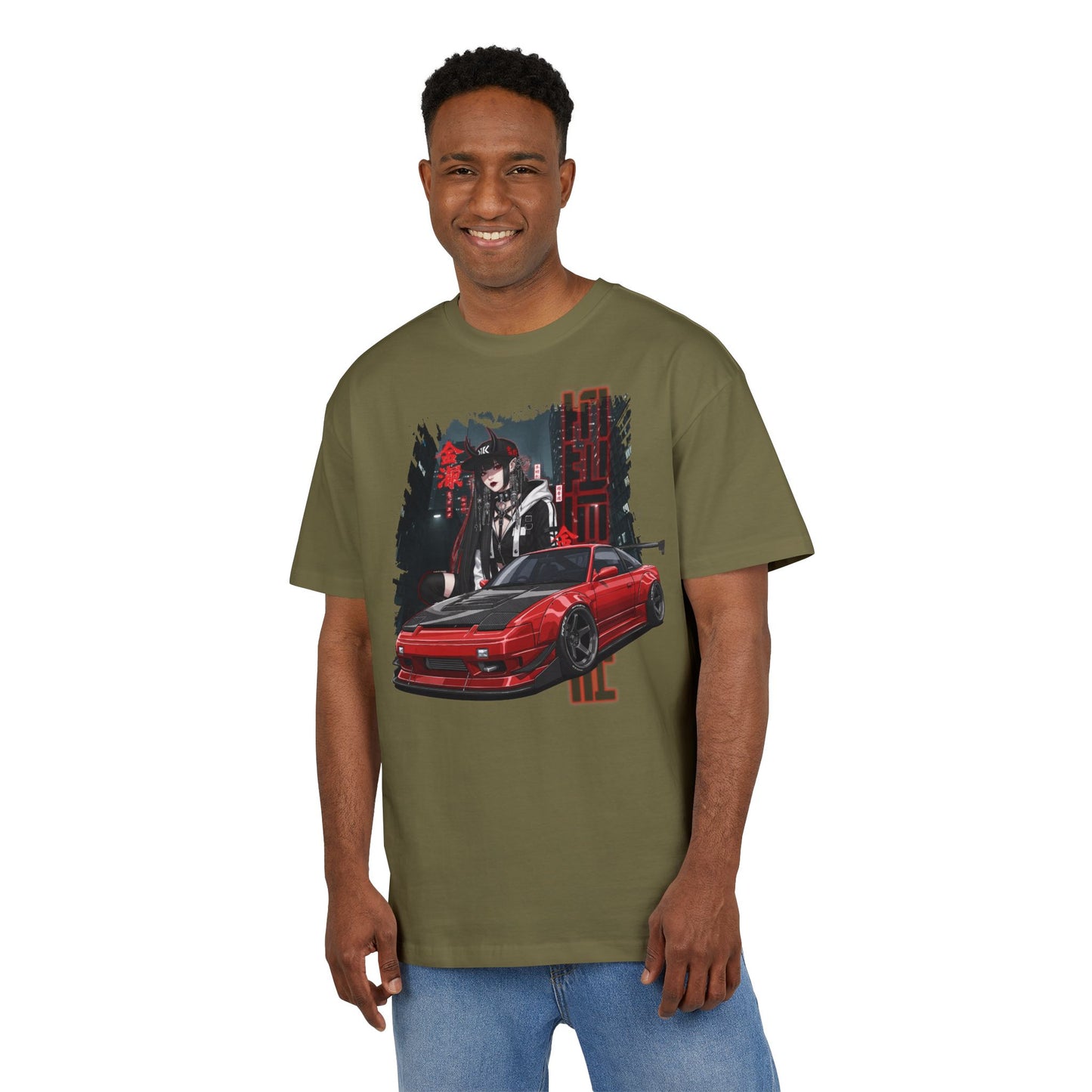 Urban Car Enthusiast Tee | Retro Car Graphic T-Shirt, Streetwear, Gift for Car Lovers, Casual Style, Oversized Fit
