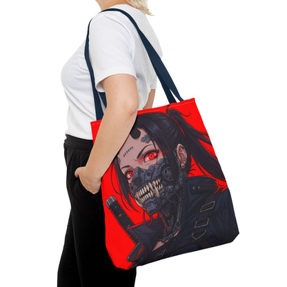 Gothic Anime Tote Bag, Stylish Tote for Anime Lovers, Unique Gift for Cosplay, Travel Bag, Statement Accessory
