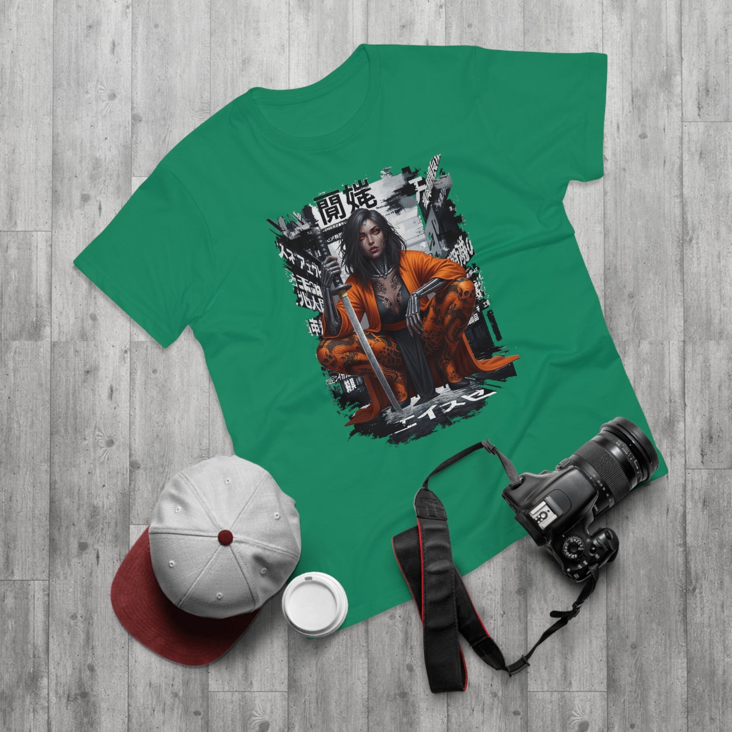 Urban Samurai Unisex T-shirt, Graphic Tee for Anime Fans, Streetwear Fashion, Unique Gift for Birthdays, Casual Wear