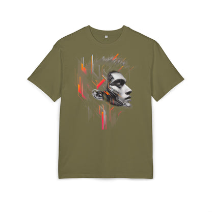 Artistic Oversize Tee - Modern Abstract Design