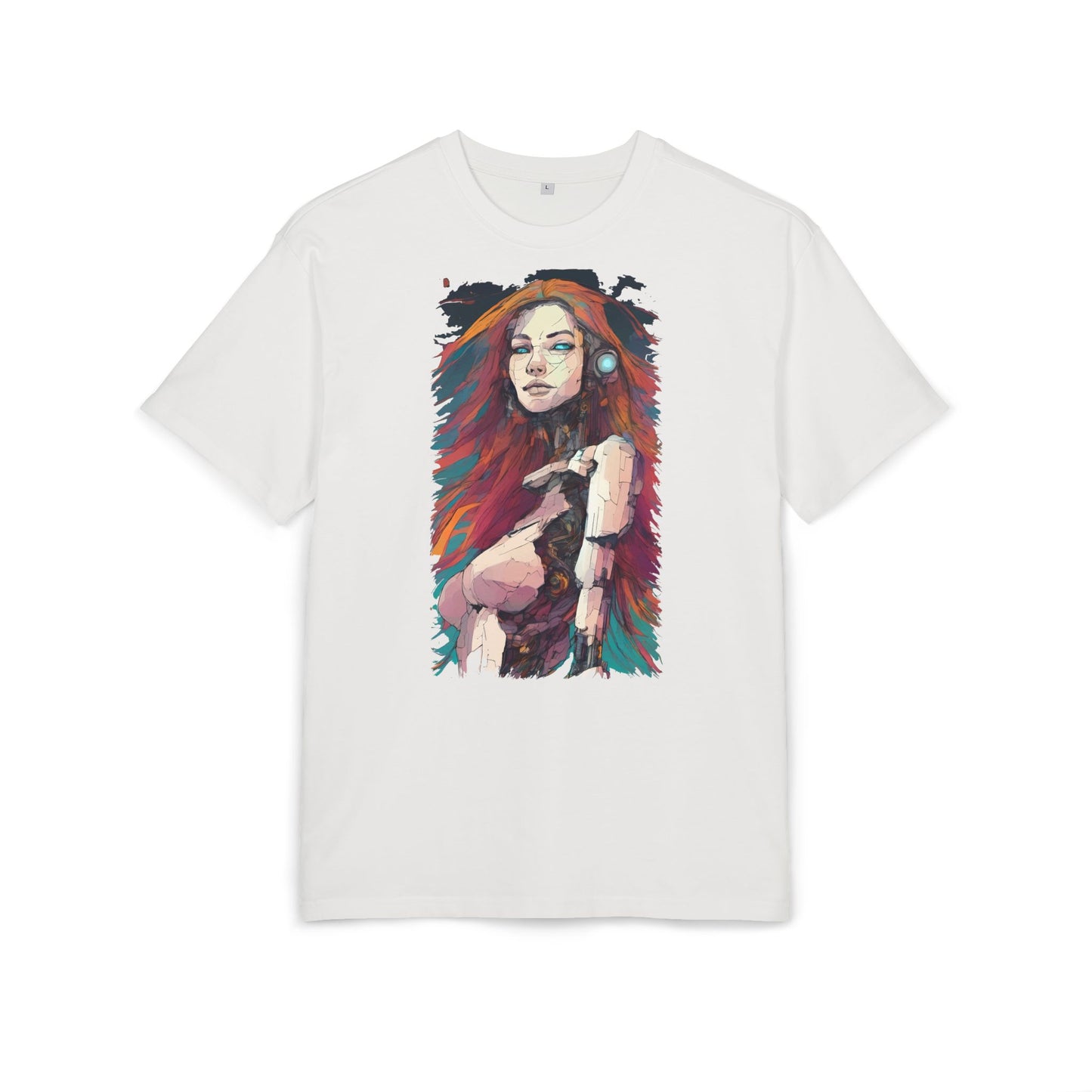 Artistic Oversize Tee - Vibrant Graphic Shirt, Casual Streetwear, Unique Gift for Art Lovers, Everyday Wear, Graphic Tee