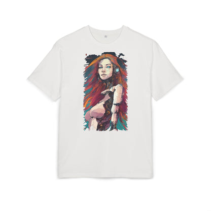 Artistic Oversize Tee - Vibrant Graphic Shirt, Casual Streetwear, Unique Gift for Art Lovers, Everyday Wear, Graphic Tee