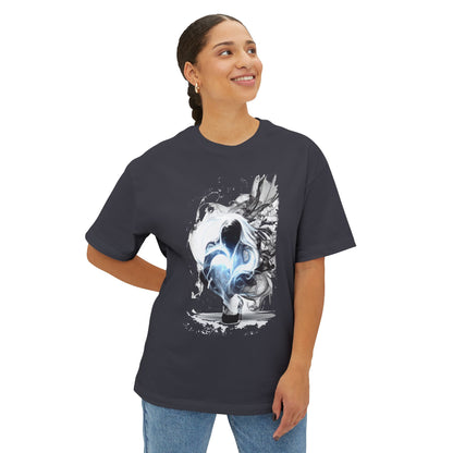 Trendy Oversized Boxy Tee, Casual Unisex T-Shirt, Comfortable Graphic Tee, Everyday Wear, Gift for Friends