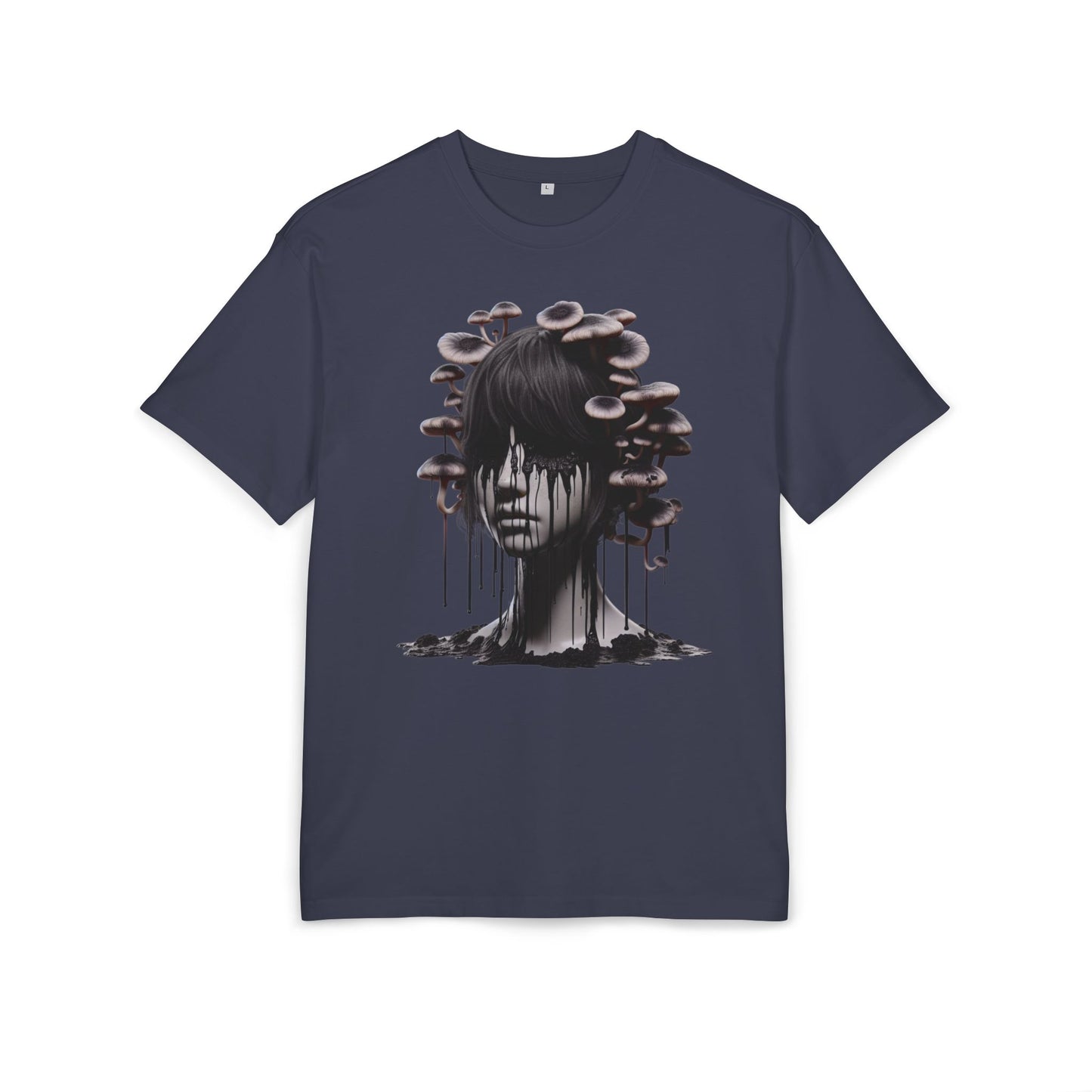 Mystical Mushroom Graphic Unisex Heavy Oversize Tee