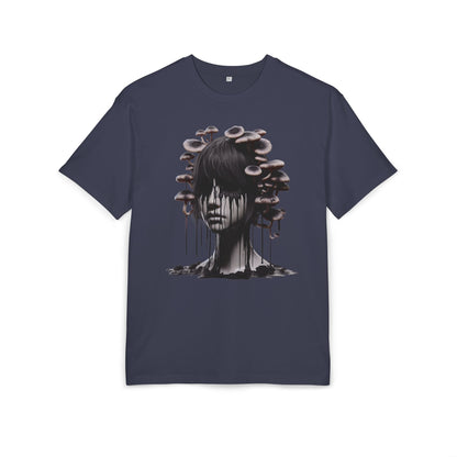 Mystical Mushroom Graphic Unisex Heavy Oversize Tee