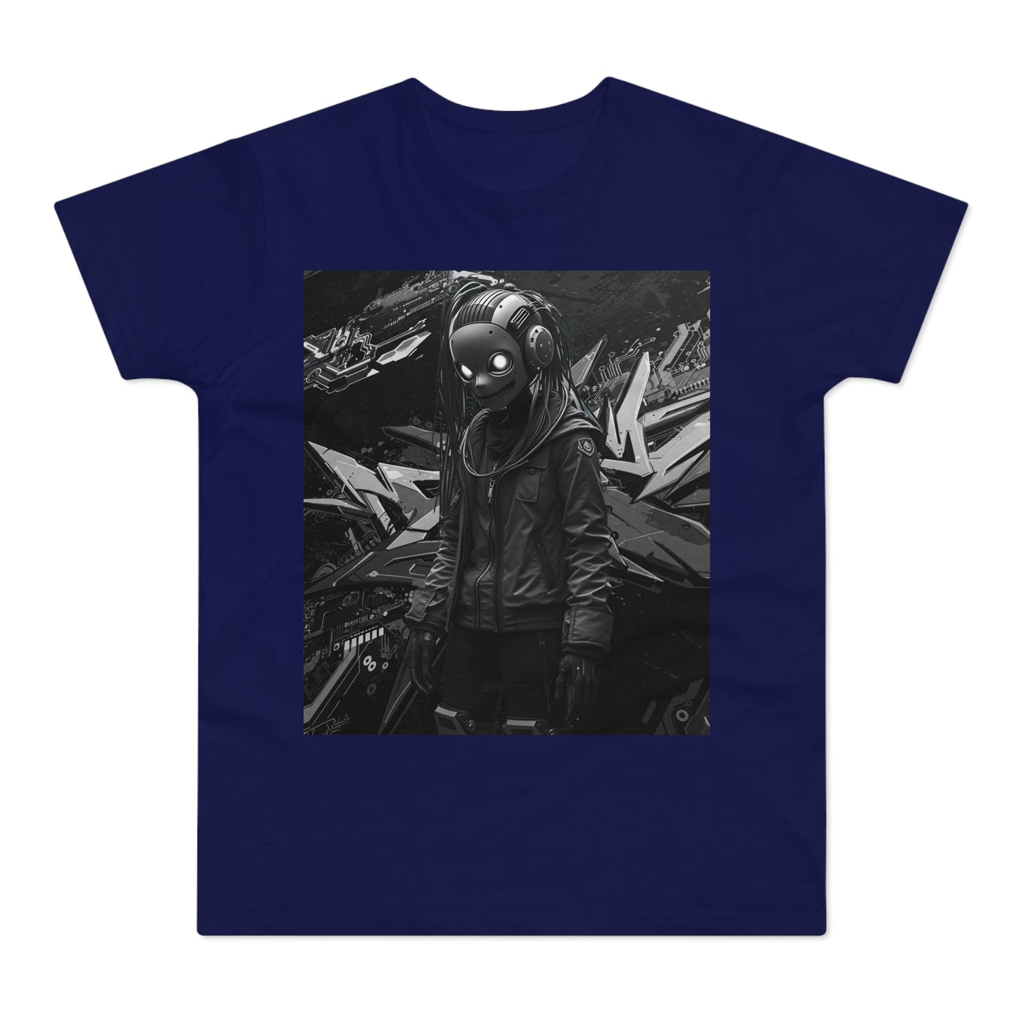 Urban Cyberpunk Unisex T-Shirt - Edgy Graphic Tee with Futuristic Design