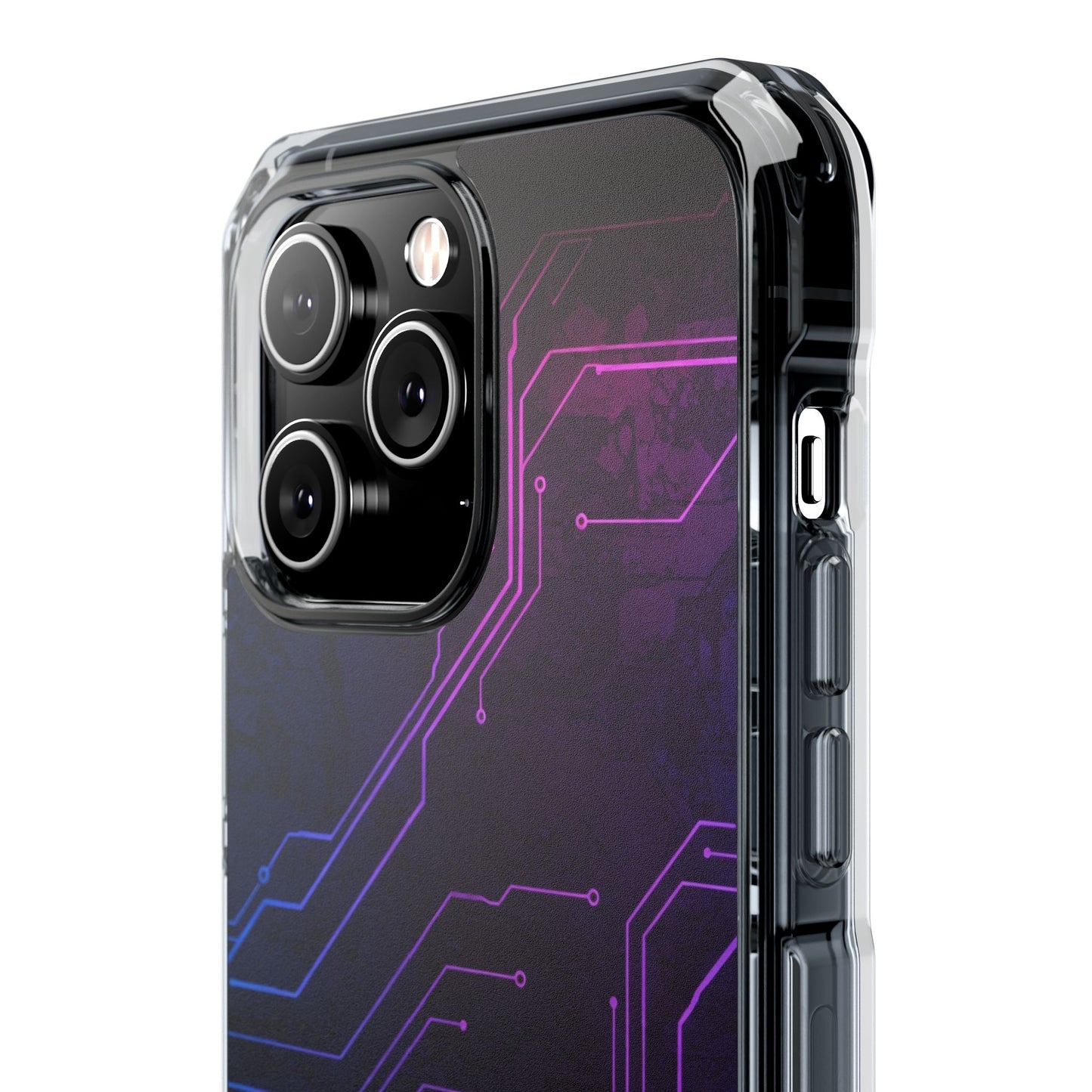 Magnetic Clear Phone Case - Tech-Inspired Design for Gamers, Stylish Protection, Gift for Tech Lovers, Phone Accessories, Customizable Case